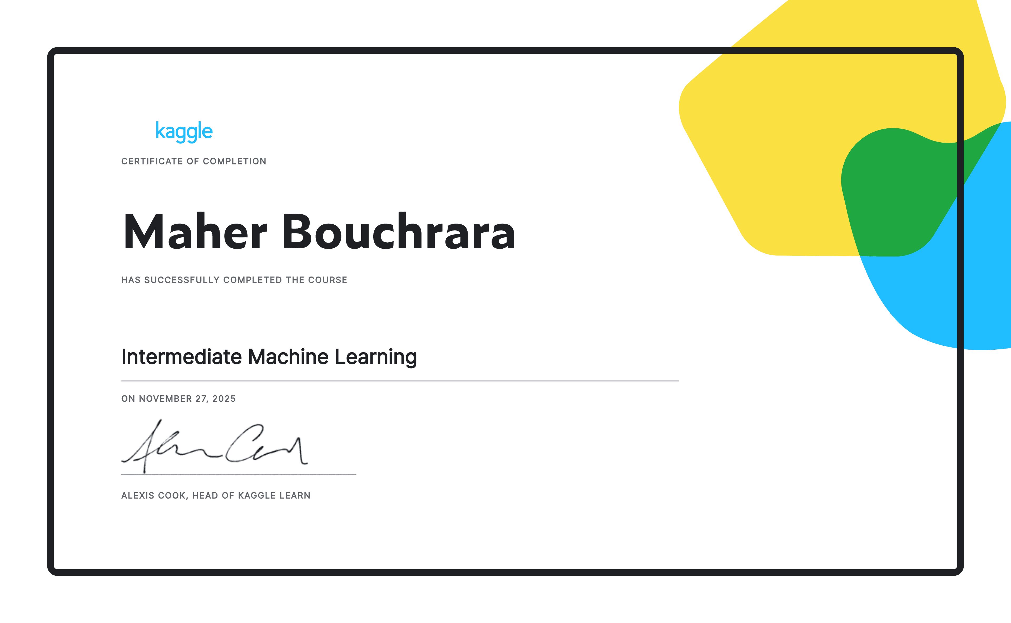 Intermediate Machine Learning