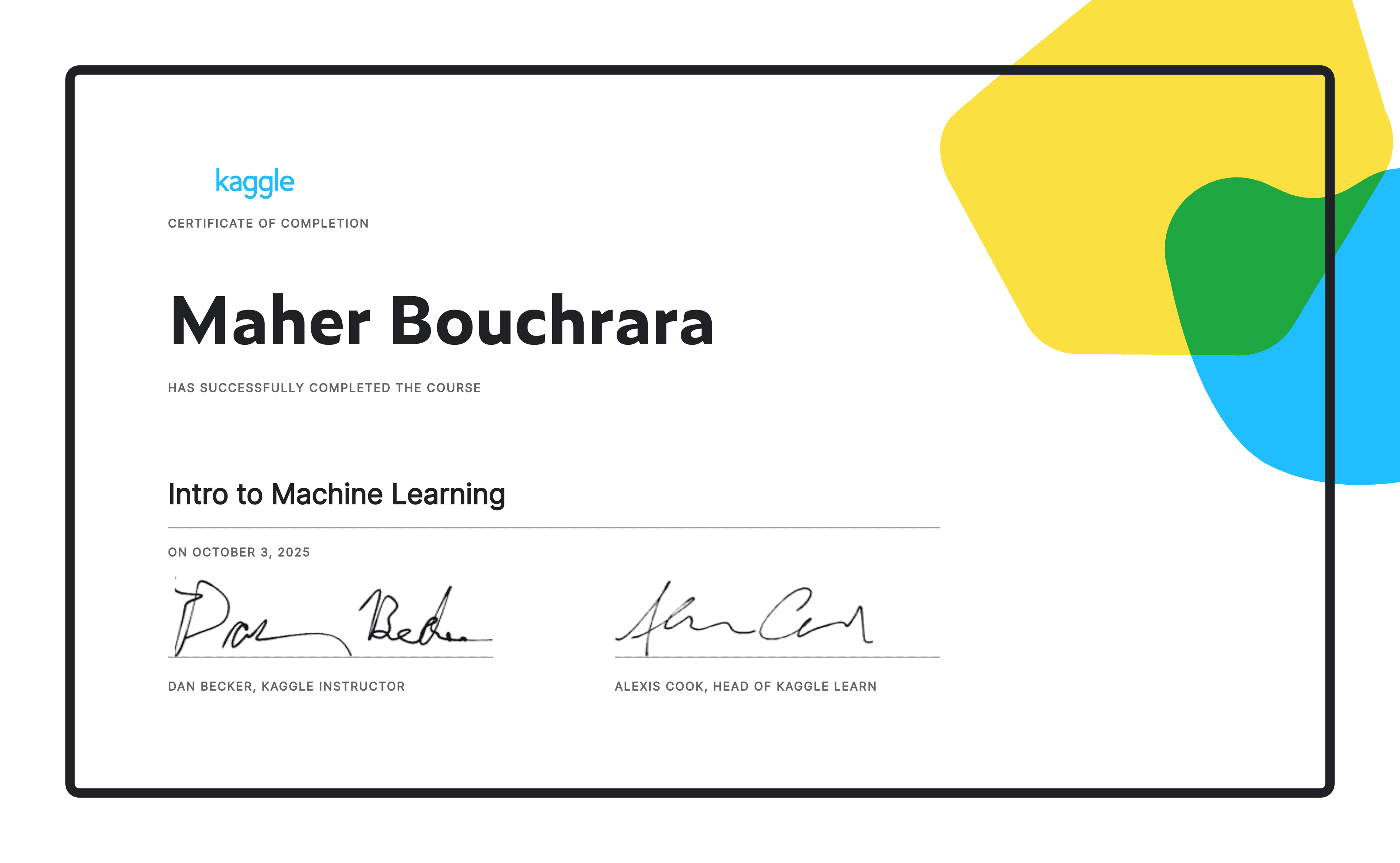 Intro to Machine Learning