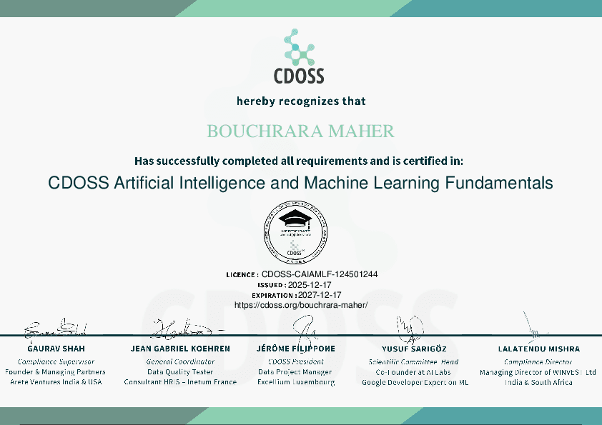 CDOSS AI Professional