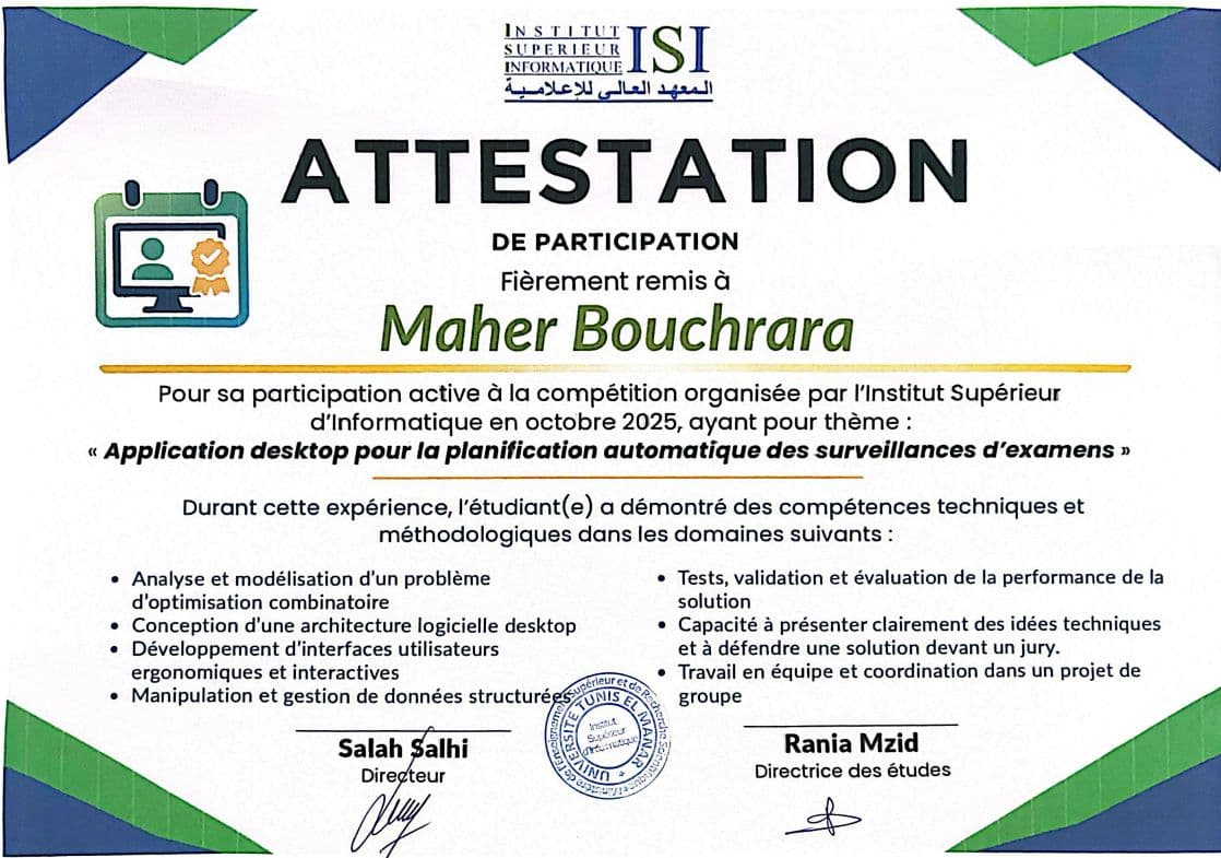 Competition ISI