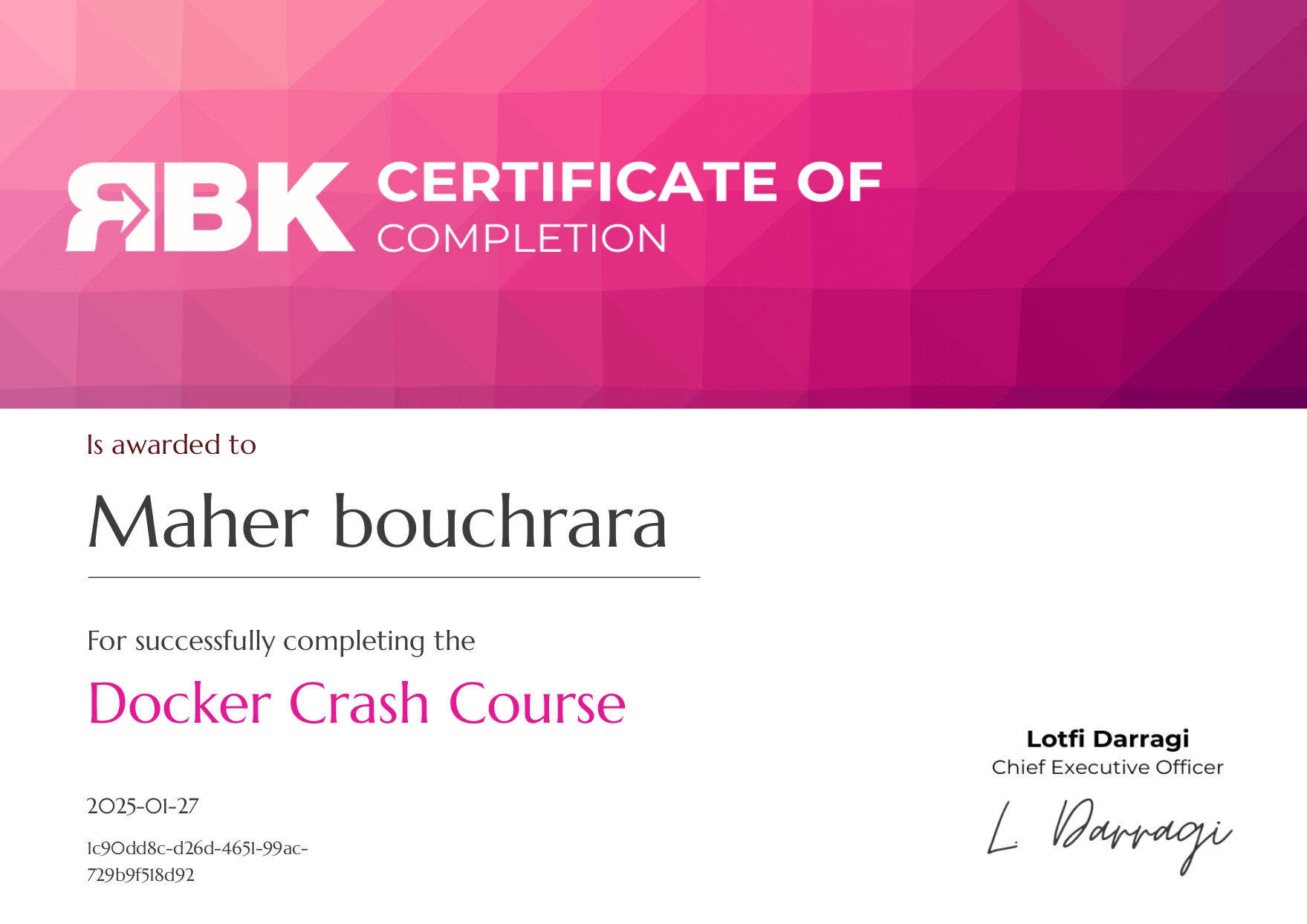 RBK Docker Crash Course